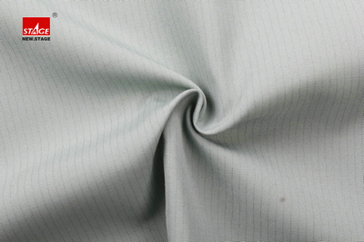 Anti-static narrow-stripe working clothing fabric 8#